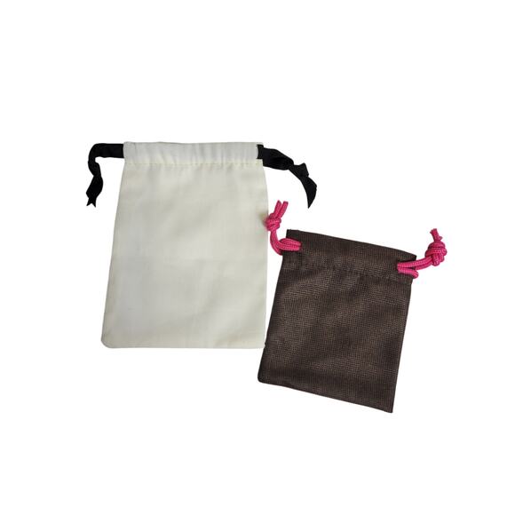 Kate Spade Jewelry Bags/Travel Pouches/Dust Jacket Drawstring Lot of 2 - Picture 2 of 4